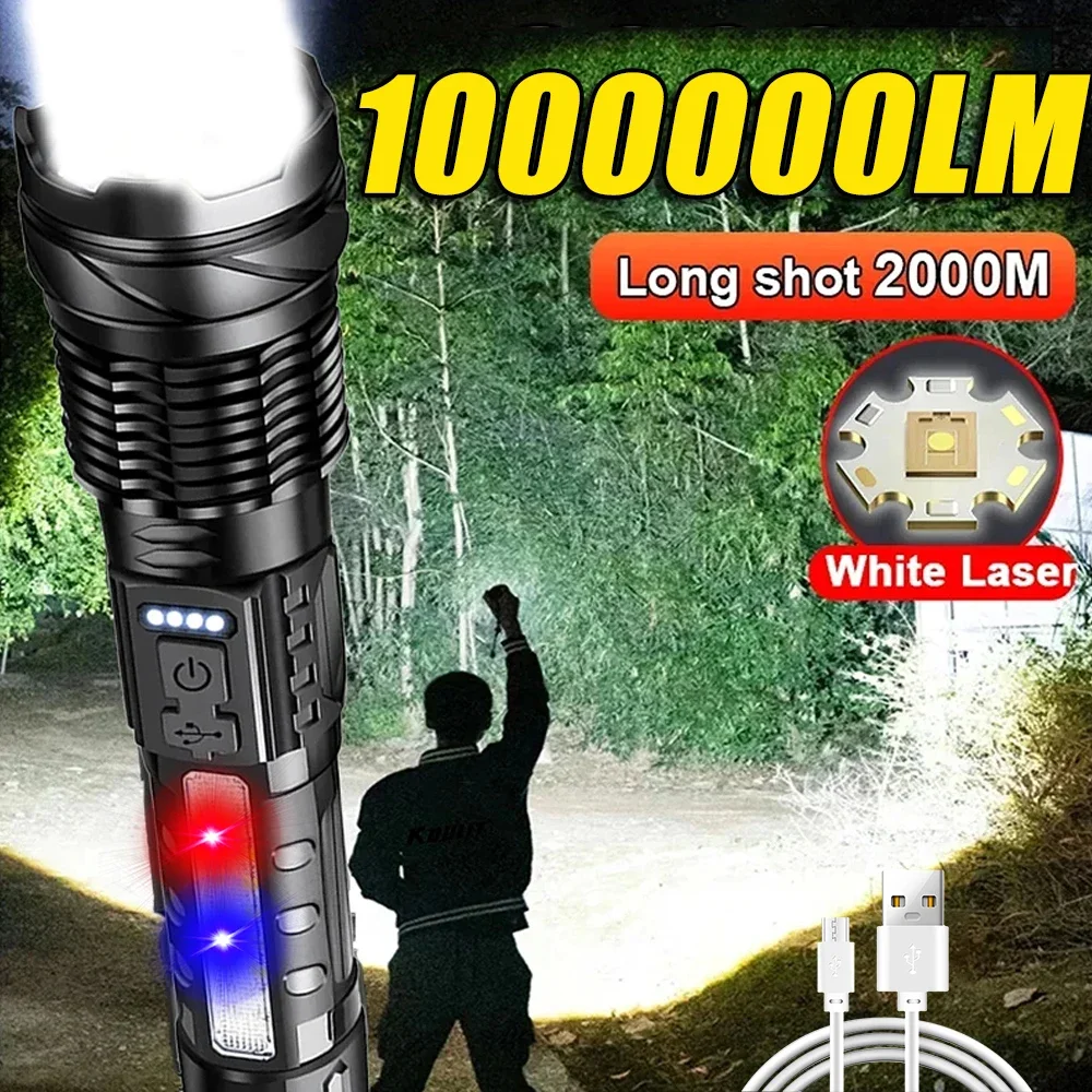 Outdoor Power For Lights - Powerful LED Flashlight Rechargeable Camping Light