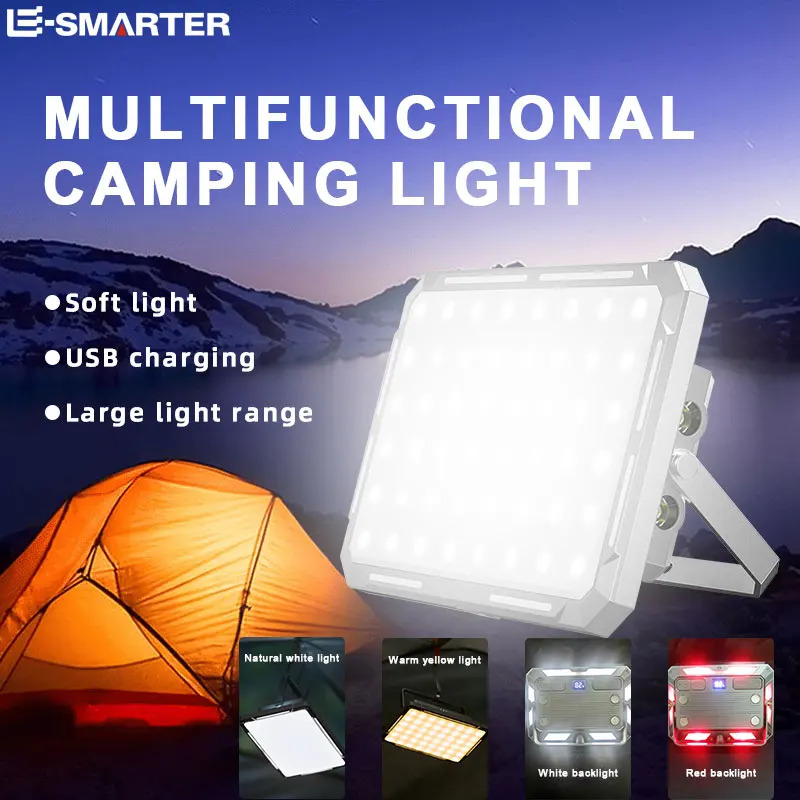 Outdoor Power For Lights - LED Camping Tent Light Rechargeable Searchlight