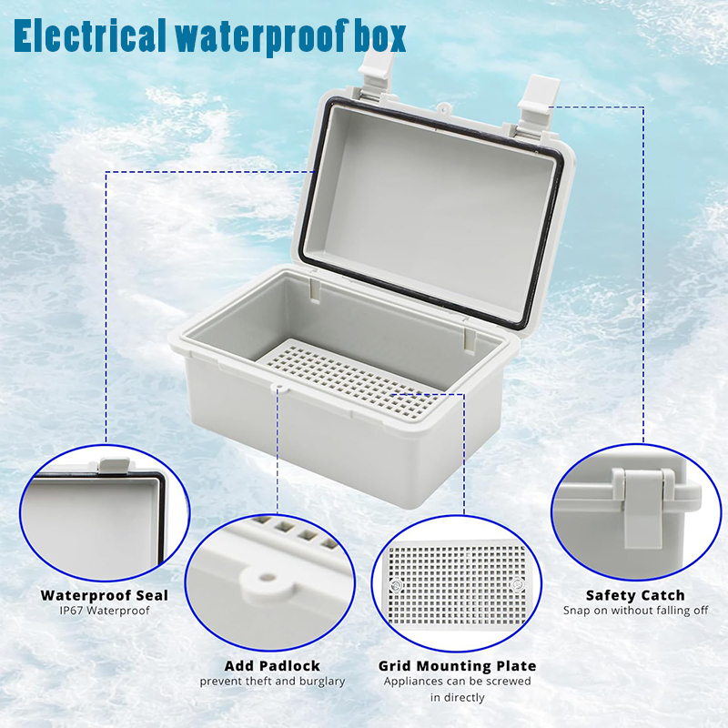 Outdoor Power Distribution Box - IP66 Waterproof Power Electrical Junction Box