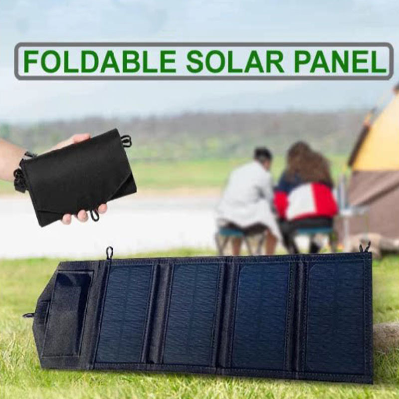 Outdoor Power Distribution Panel - 20W 6-Fold Portable Foldable Solar Charger