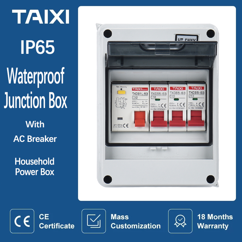 Outdoor Power Board Box - Outdoor Household Switch MCB Waterproof Electrical