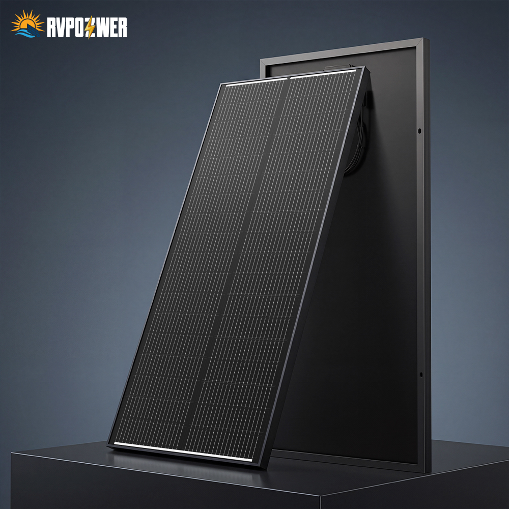 Outdoor Power Distribution Panel - RVPOZWER 100W 18BB Solar Panels N-Type