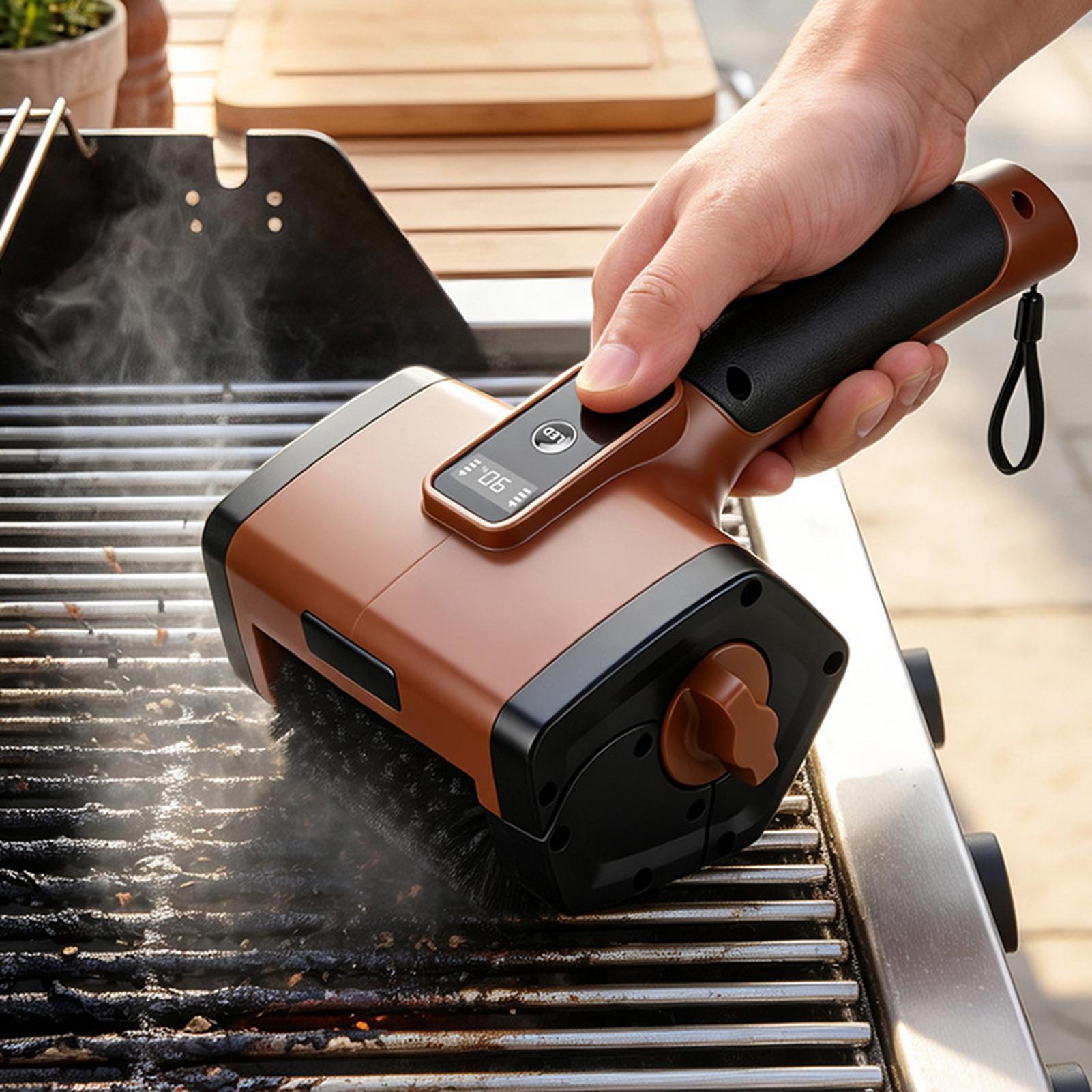 Outdoor Power Brush - Electric Grill Brush for Outdoor 3000mAh