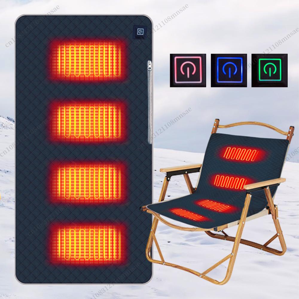 Outdoor Power Pedestal - 4 Heated Areas Camping Chair Heated