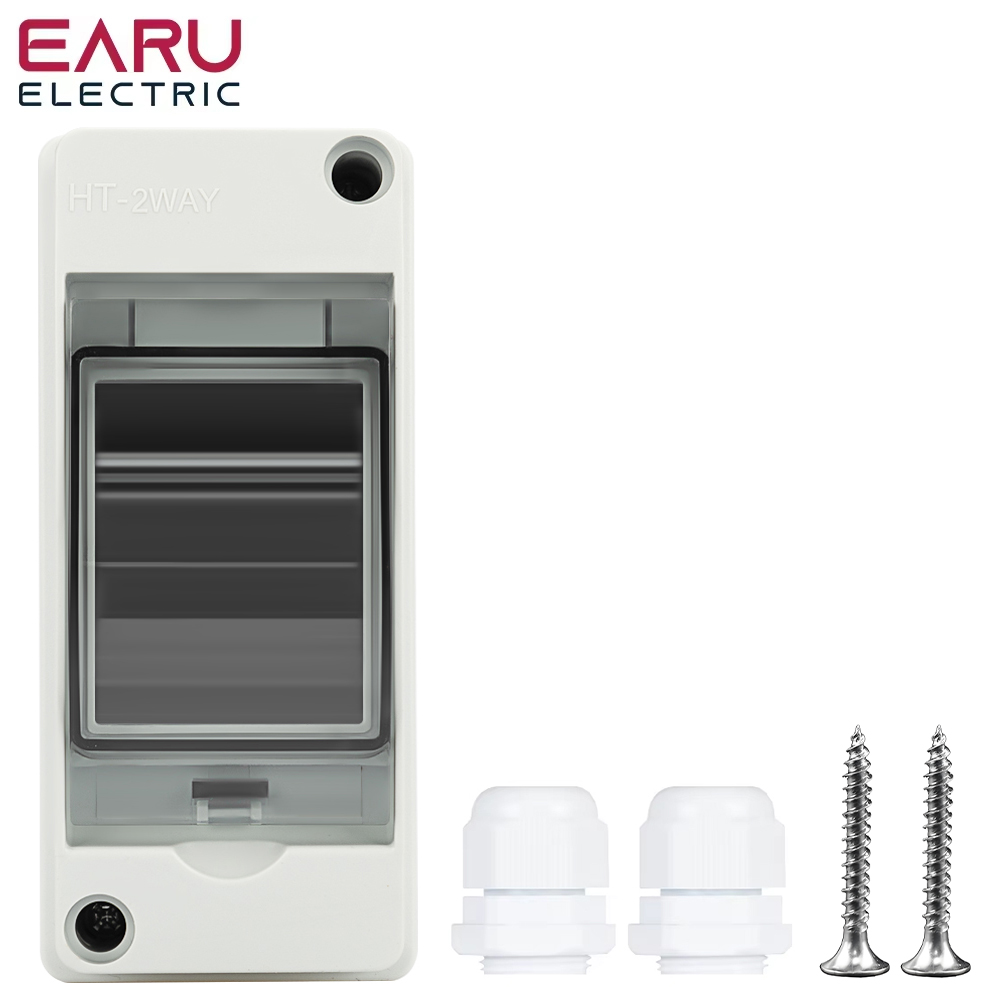 Outdoor Power Distribution Box - HT-2 IP65 Waterproof Distribution Breaker Box