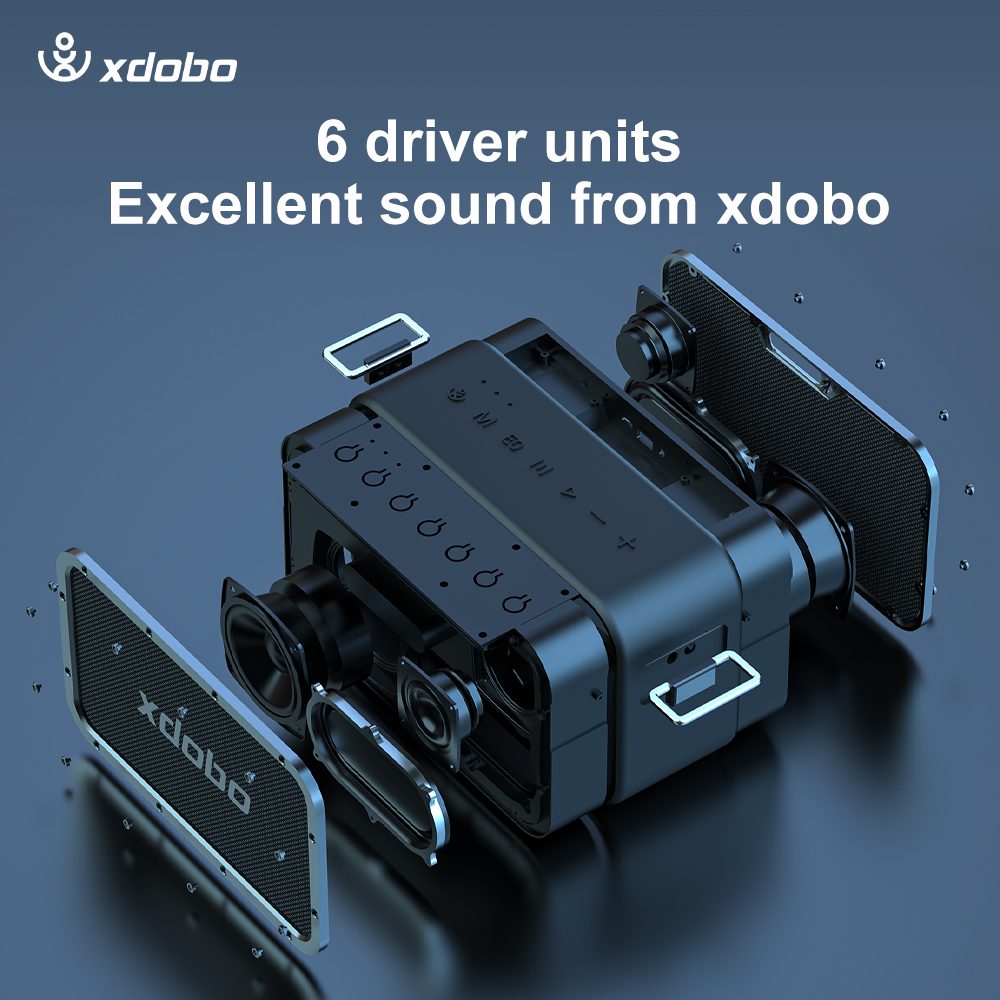 XDOBO 1983 Max 120W Bluetooth  - Outdoor Power Board Box ulasan dan harga