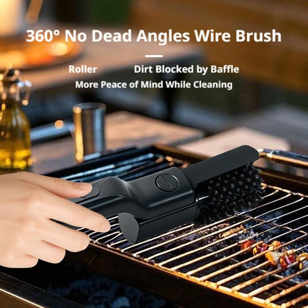 Electric Barbecue Grill Cleane - Outdoor Power Brush ulasan dan harga