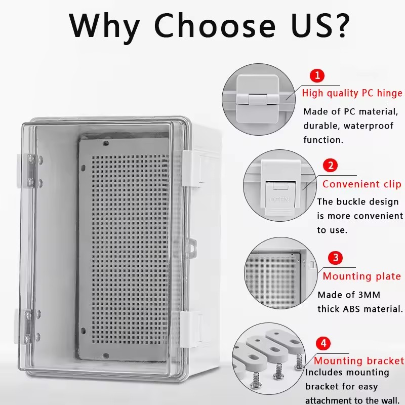 IP66 Waterproof Junction Box G - Outdoor Power Distribution Box ulasan dan harga