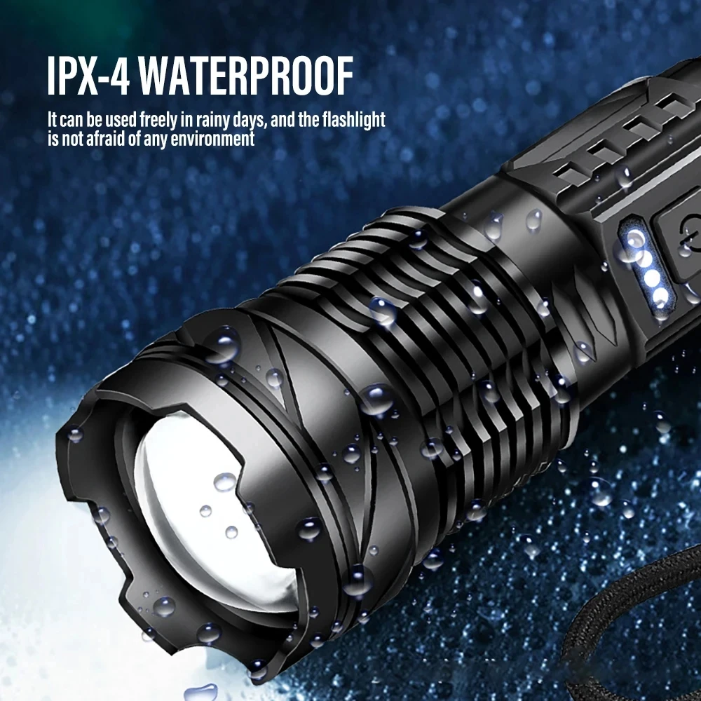 Powerful LED Flashlight Rechar - Outdoor Power For Lights ulasan dan harga