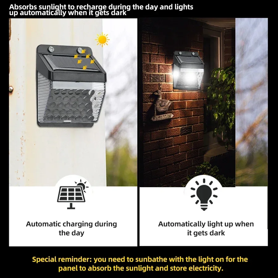 LED Solar Light PIR Motion Sen - Outdoor Power For Lights ulasan dan harga