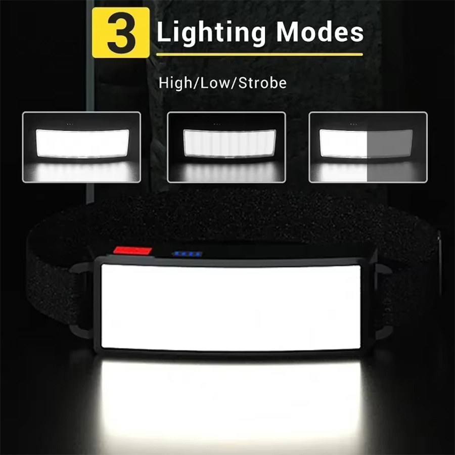 Powerful COB LED Headlamp 4 Li - Outdoor Power Head ulasan dan harga
