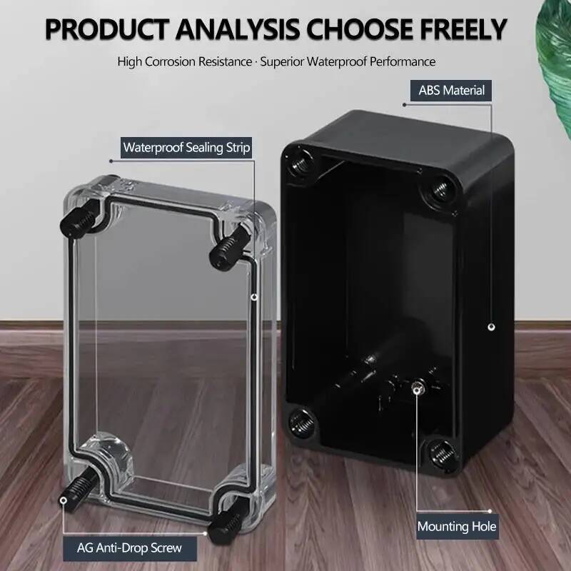 2pcs Transparent Cover Waterpr - Outdoor Power Distribution Box ulasan dan harga