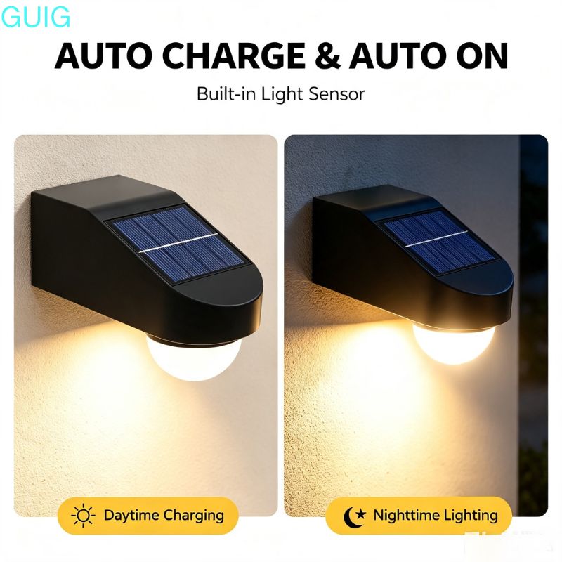 5 LED Solar Wall Light Outdoor - Outdoor Power Brush ulasan dan harga