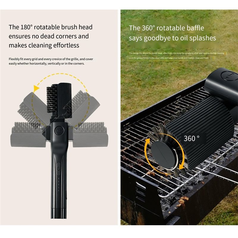 Powerful Electric Rotary Grill - Outdoor Power Brush ulasan dan harga