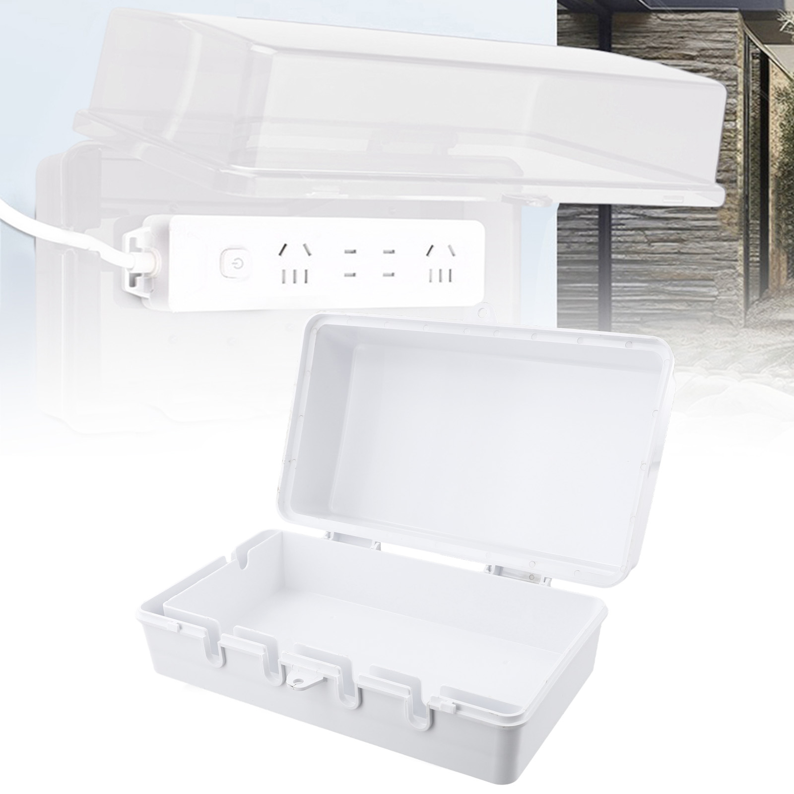 Power Strip Waterproof Box Col - Outdoor Use Power Strip ulasan dan harga