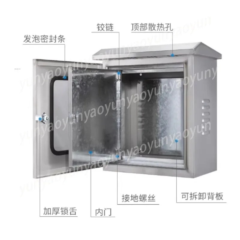 Stainless Steel Double Door Lo - Outdoor Power Distribution Box ulasan dan harga