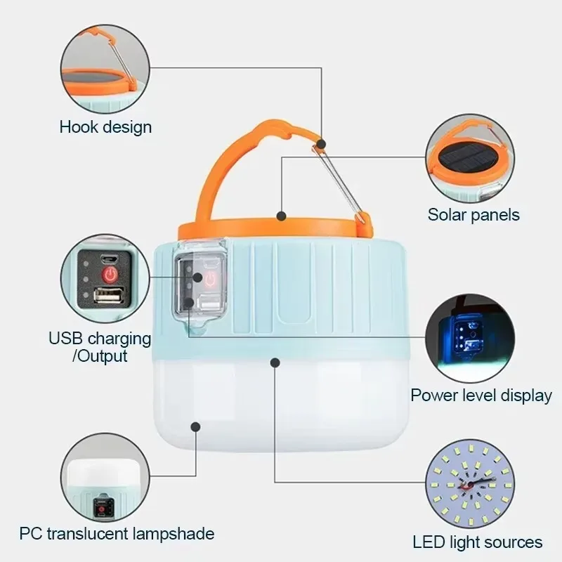 Solar Camping Lantern Recharge - Outdoor Power For Lights ulasan dan harga