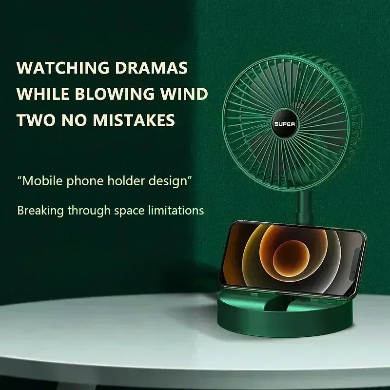 USB Foldable Electric Fan Cold - Outdoor Power Pedestal ulasan dan harga