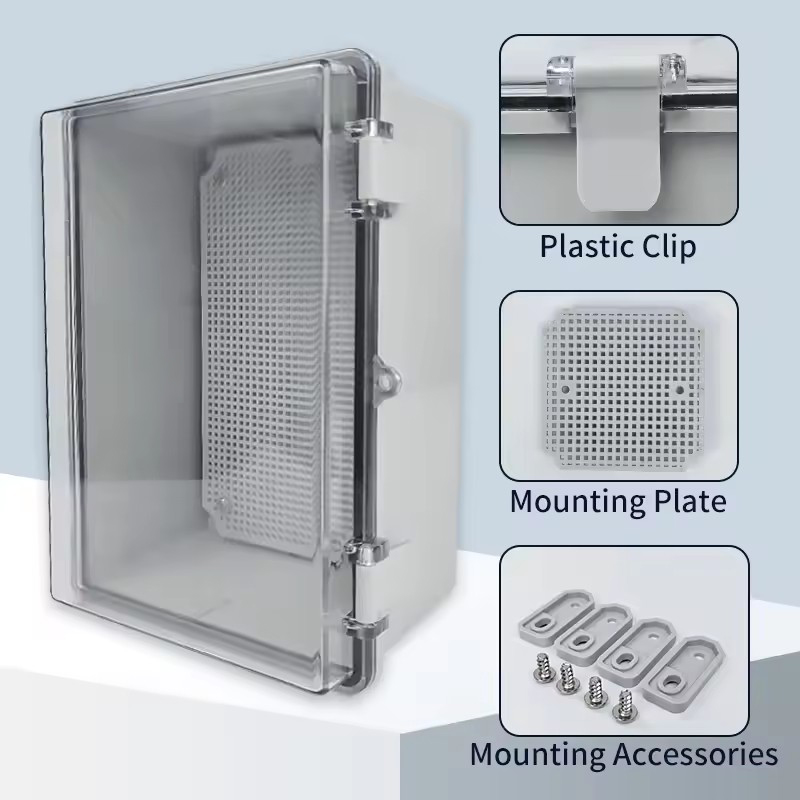 IP66 Electrical Plastic Enclos - Outdoor Power Distribution Box ulasan dan harga