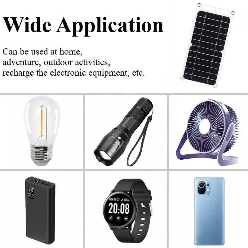 30W Foldable Solar Charger 5V  - Outdoor Power Distribution Panel ulasan dan harga