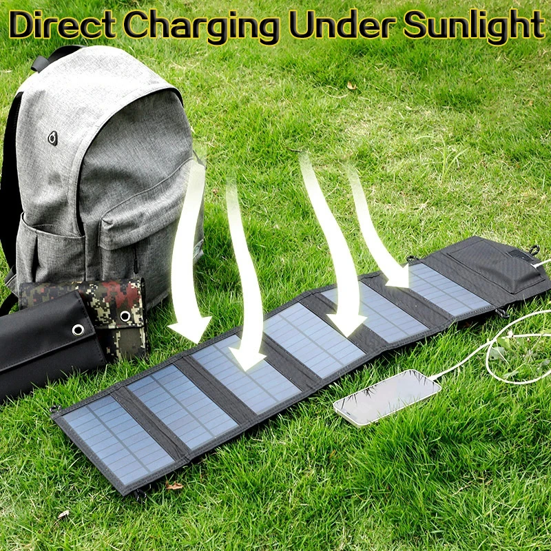 20W 6-Fold Portable Foldable S - Outdoor Power Distribution Panel ulasan dan harga