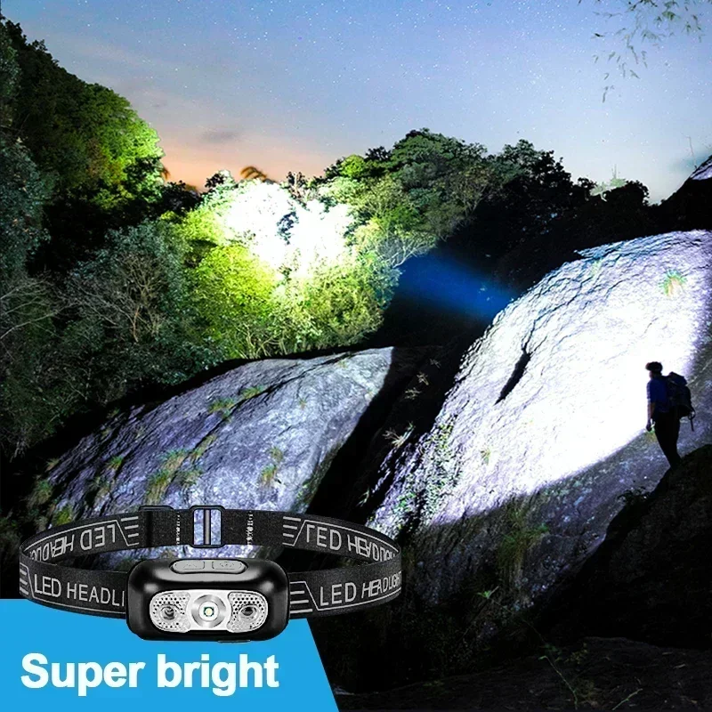 Strong Light Headlamp Mini Led - Outdoor Power Head ulasan dan harga