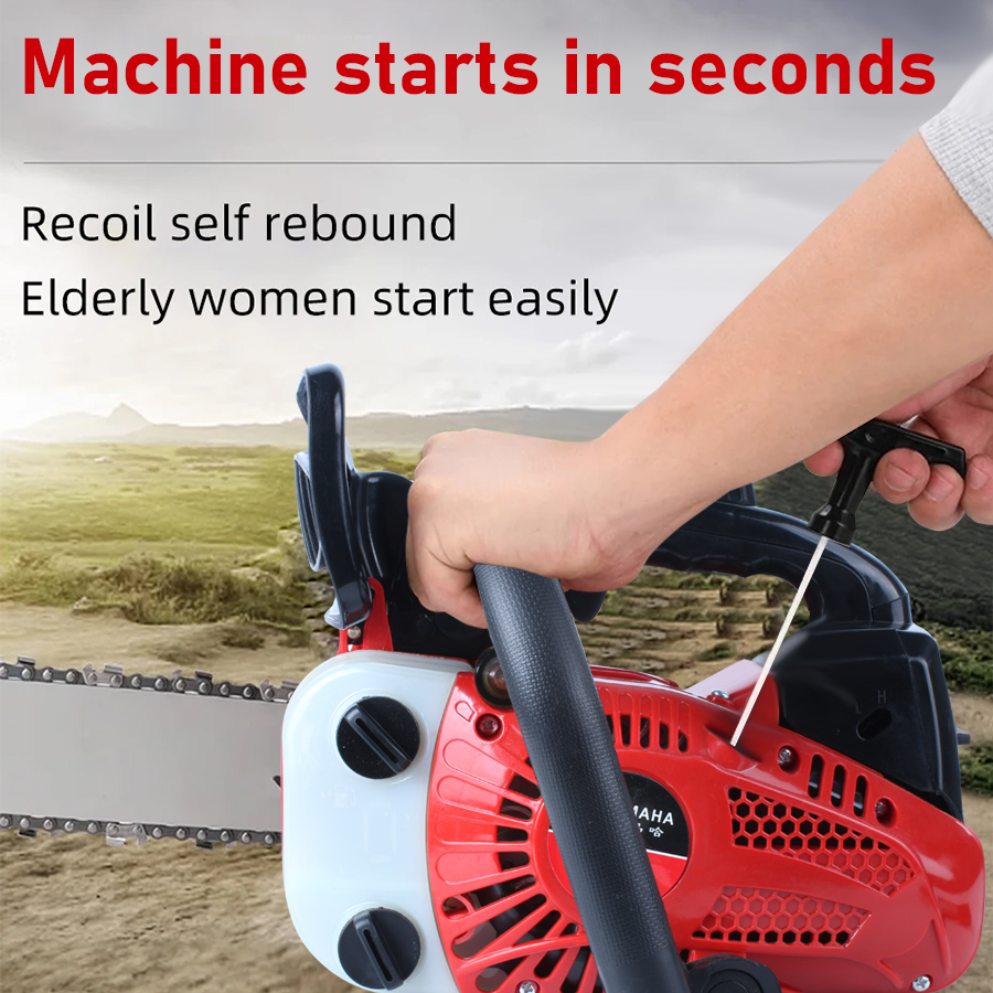 Gas-power Chainsaw Powerful Wo - Outdoor Power Brush ulasan dan harga