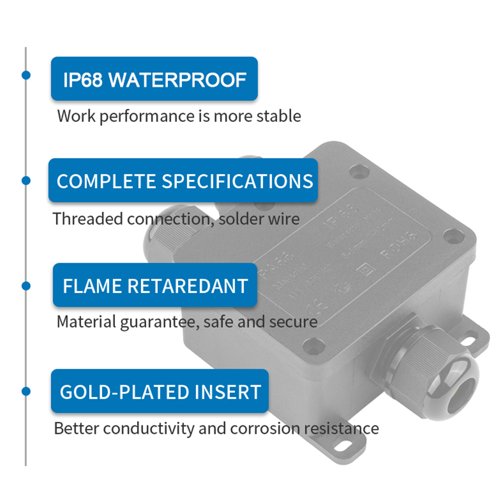 IP68 Outdoor Waterproof Juncti - Outdoor Power Distribution Box ulasan dan harga
