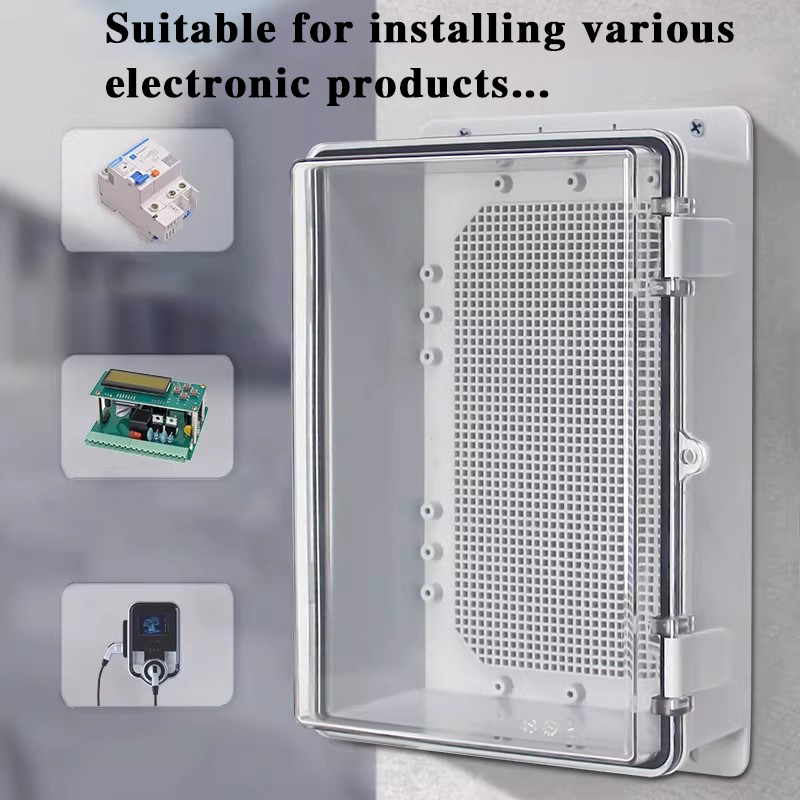 IP66 Waterproof Grey/Transpare - Outdoor Power Distribution Box ulasan dan harga