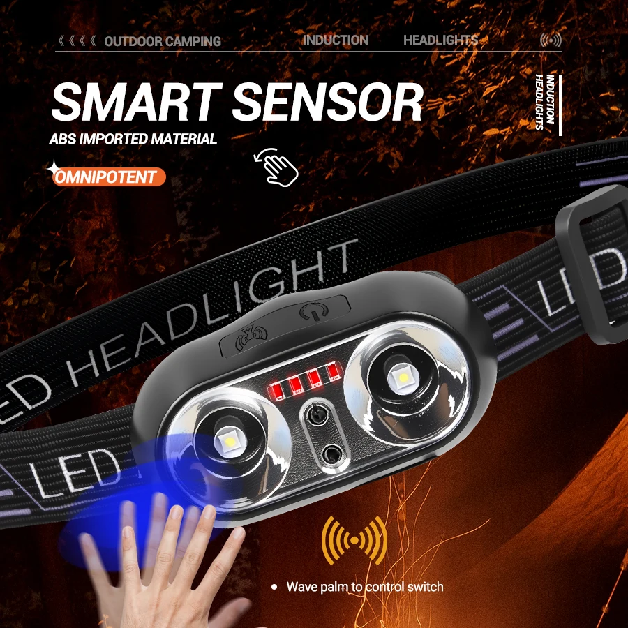 Strong Light Headlamp Mini Led - Outdoor Power Head ulasan dan harga
