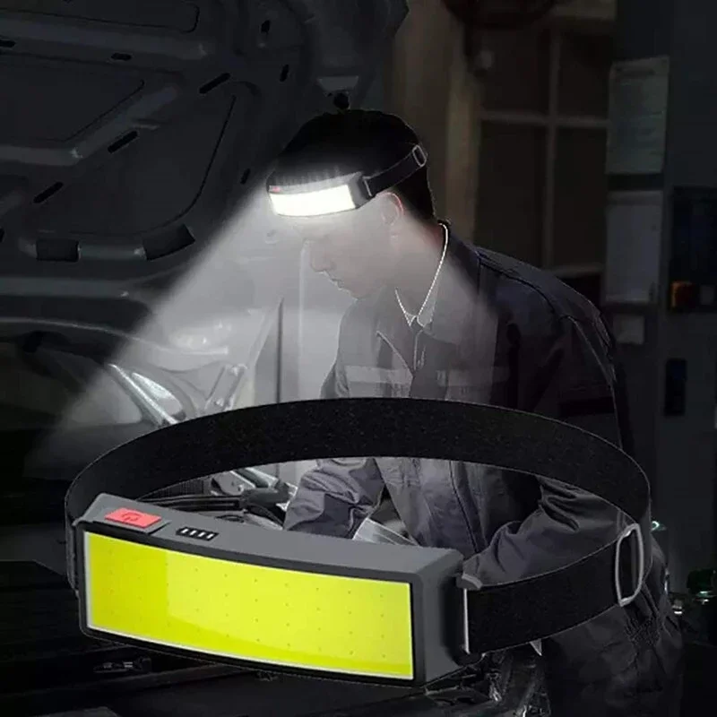 Powerful COB Headlamp Type-c/U - Outdoor Power Head ulasan dan harga