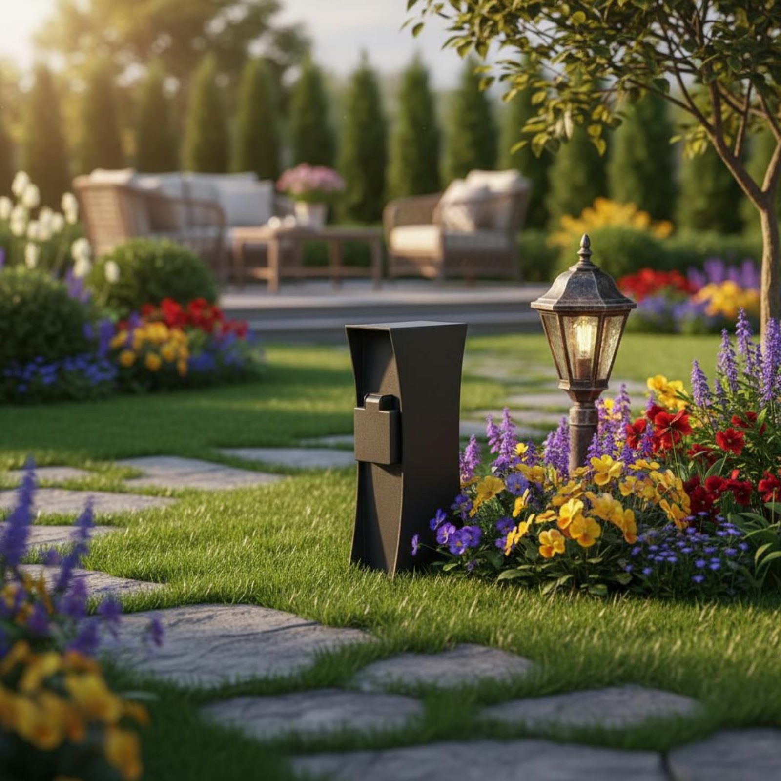 Outdoor Power Outlet Post Easy - Outdoor Power Pedestal ulasan dan harga