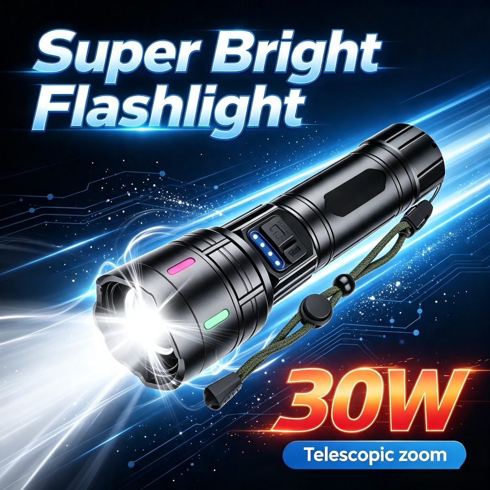 Super Powerful White LED Flash - Outdoor Use Power Strip ulasan dan harga