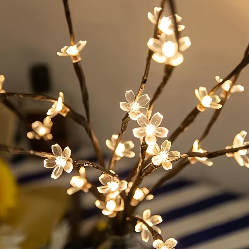 1/2PC 20LED Cherry Blossom Tre - Outdoor Power For Lights ulasan dan harga