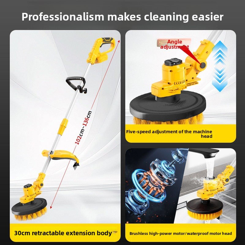YFY Electric Cleaning Brush Ha - Outdoor Power Brush ulasan dan harga
