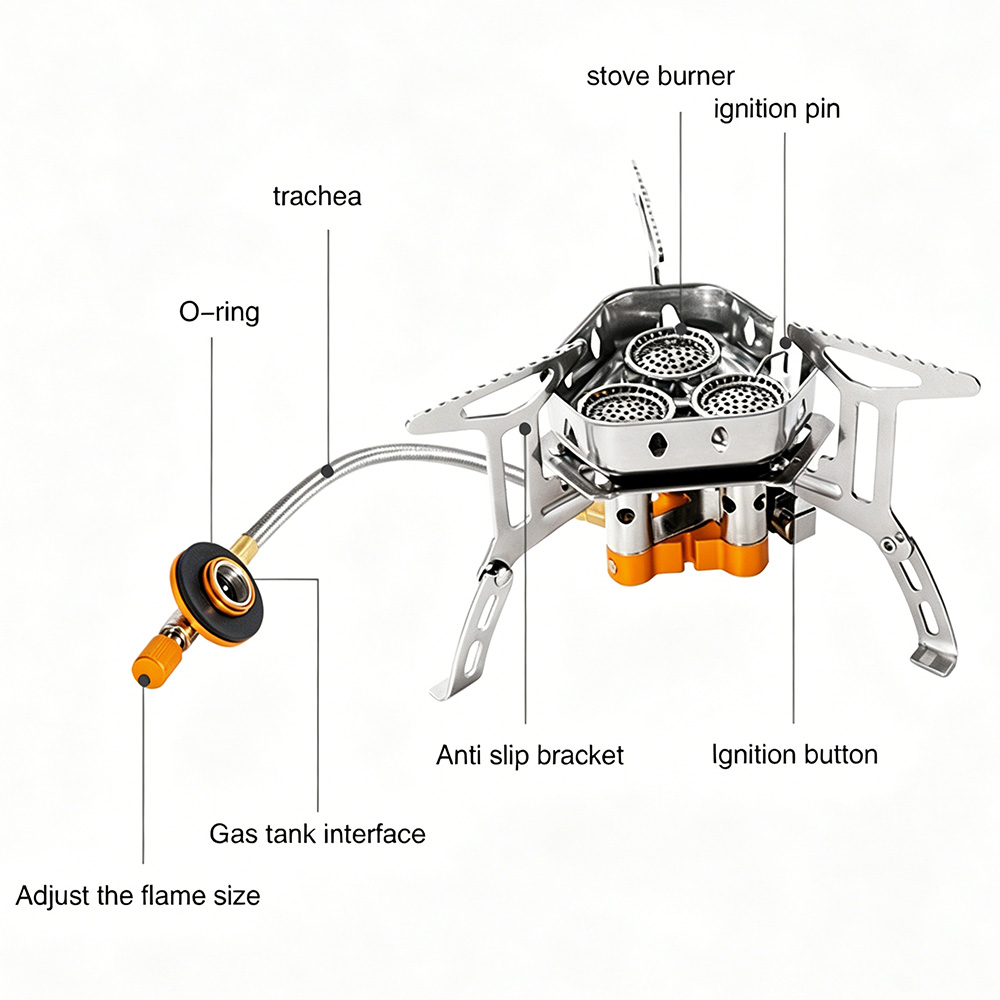 Foldable Portable Windproof Ou - Outdoor Power Head ulasan dan harga