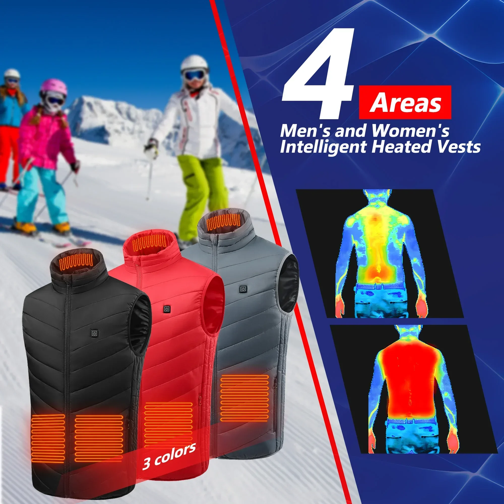 21 Heated Vest Electric Heated - Outdoor Power Pedestal ulasan dan harga