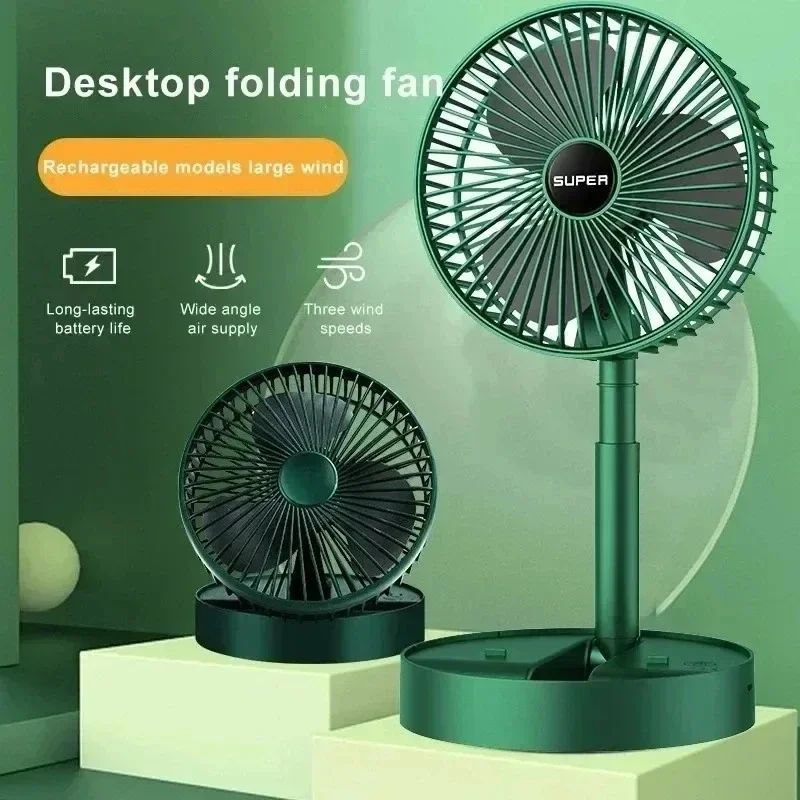 USB Foldable Electric Fan Cold - Outdoor Power Pedestal ulasan dan harga