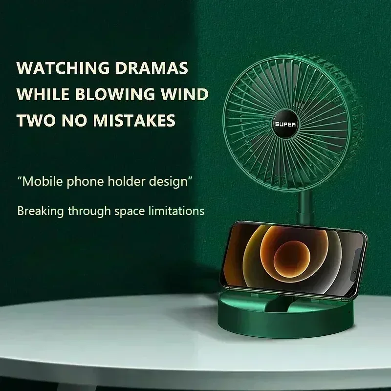 USB Foldable Electric Fan Cold - Outdoor Power Pedestal ulasan dan harga