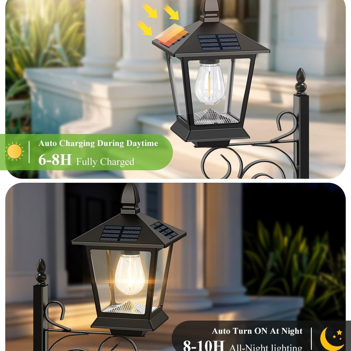 Solar Powered 2-in-1 Flower Po - Outdoor Power For Lights ulasan dan harga