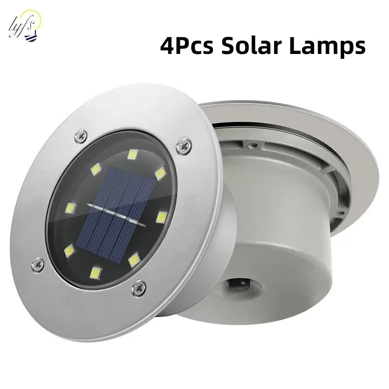 4Pcs LED Solar Garden Lights O - Outdoor Power Distribution Panel ulasan dan harga