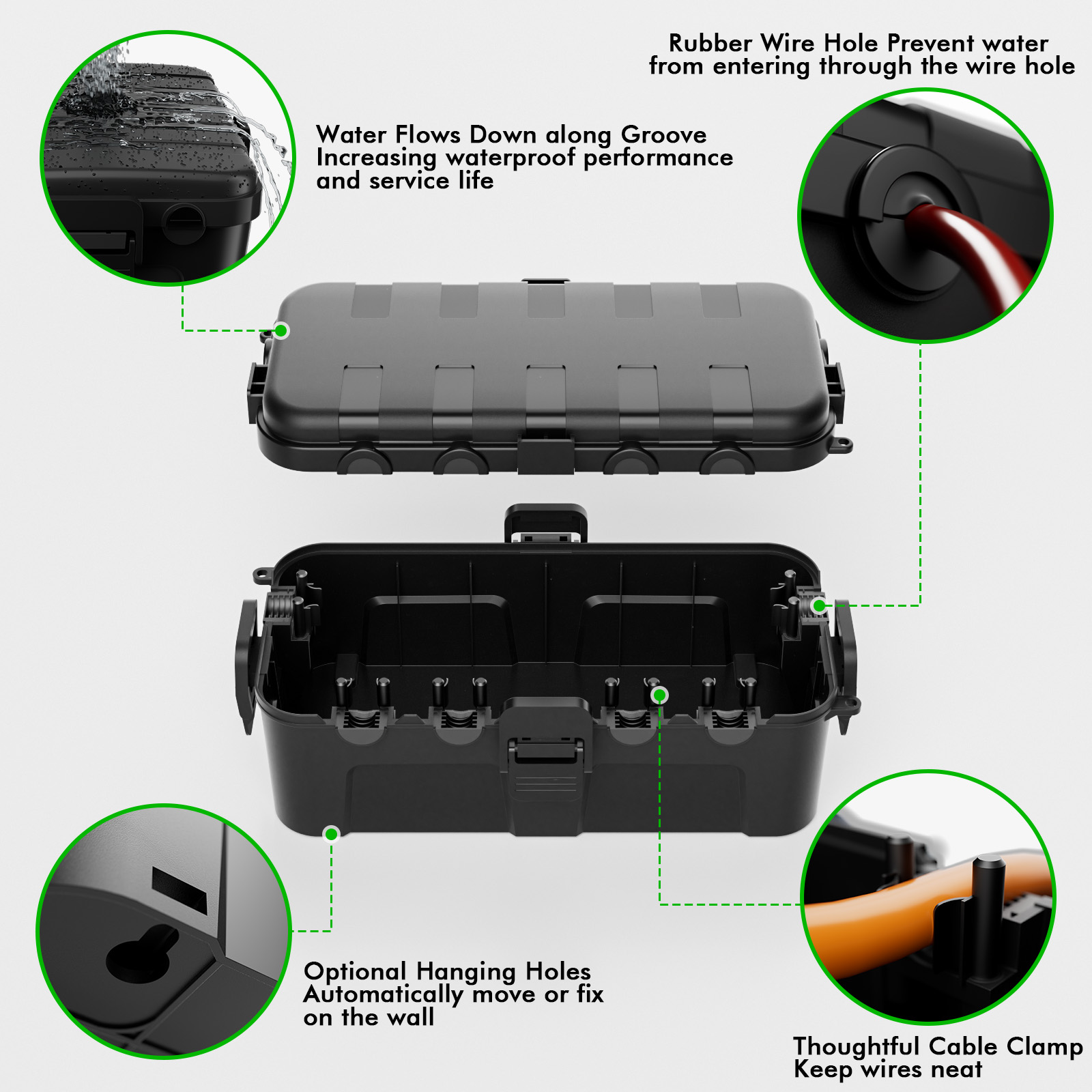 Medium IP54 Waterproof Outdoor - Outdoor Use Power Strip ulasan dan harga
