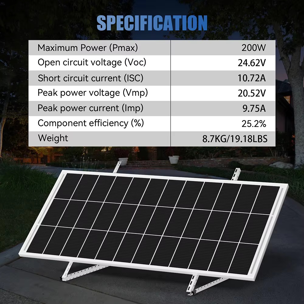 RVPOZWER 200W/400W/800W Rigid  - Outdoor Power Distribution Panel ulasan dan harga