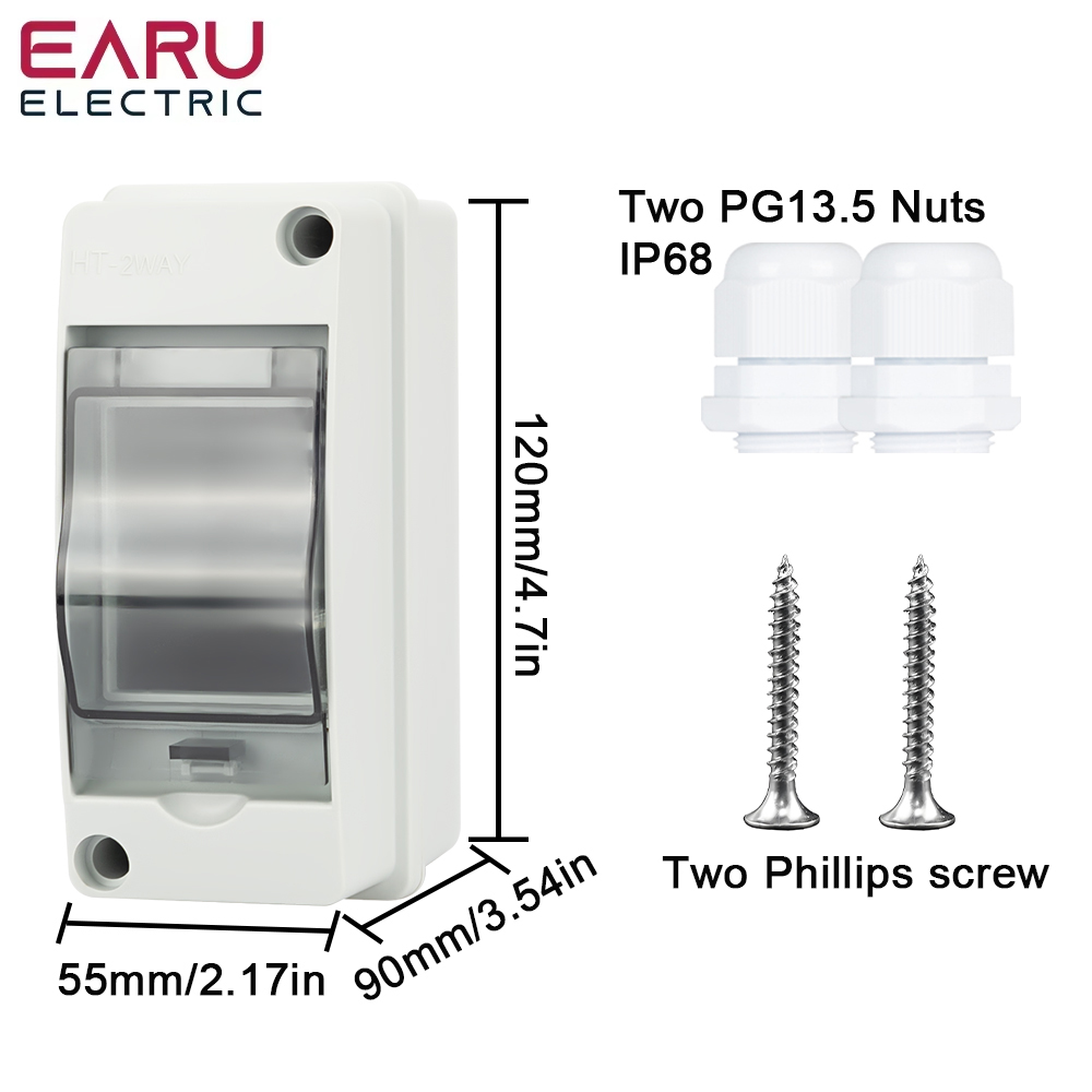 HT-2 IP65 Waterproof Distribut - Outdoor Power Distribution Box ulasan dan harga